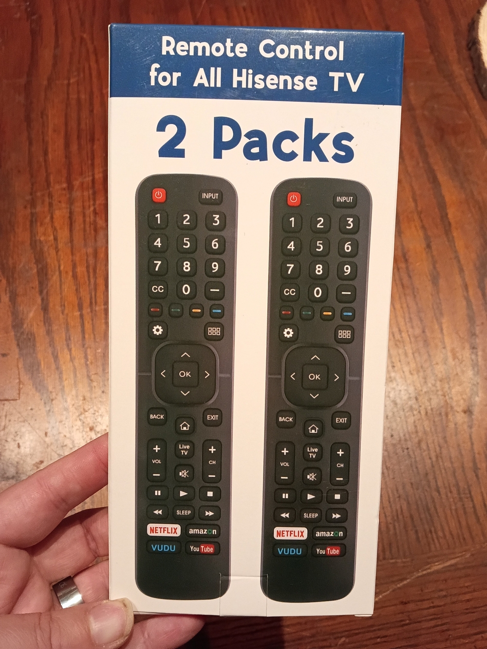 Remote Control Replacement Pack - White with Blue Accents
